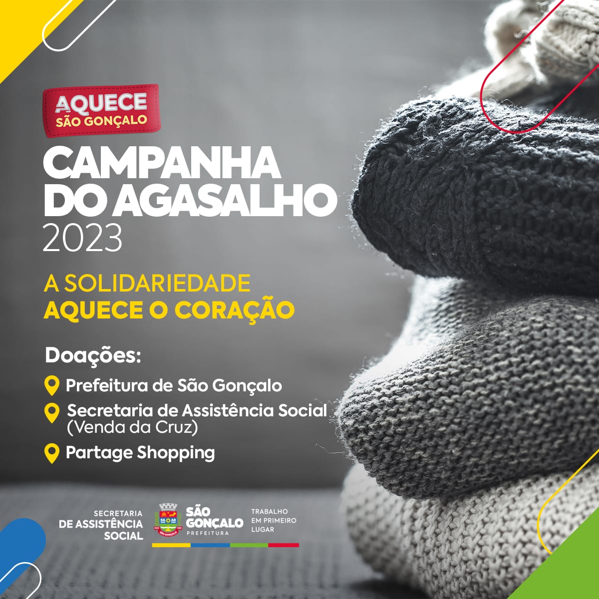 Fundo Social promove Campanha do Agasalho, Notícias